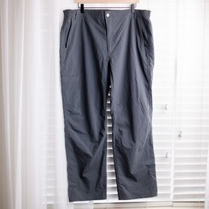 Duck Camp Cargo Pants Men's XL Dark Gray Nylon Stretch Utility